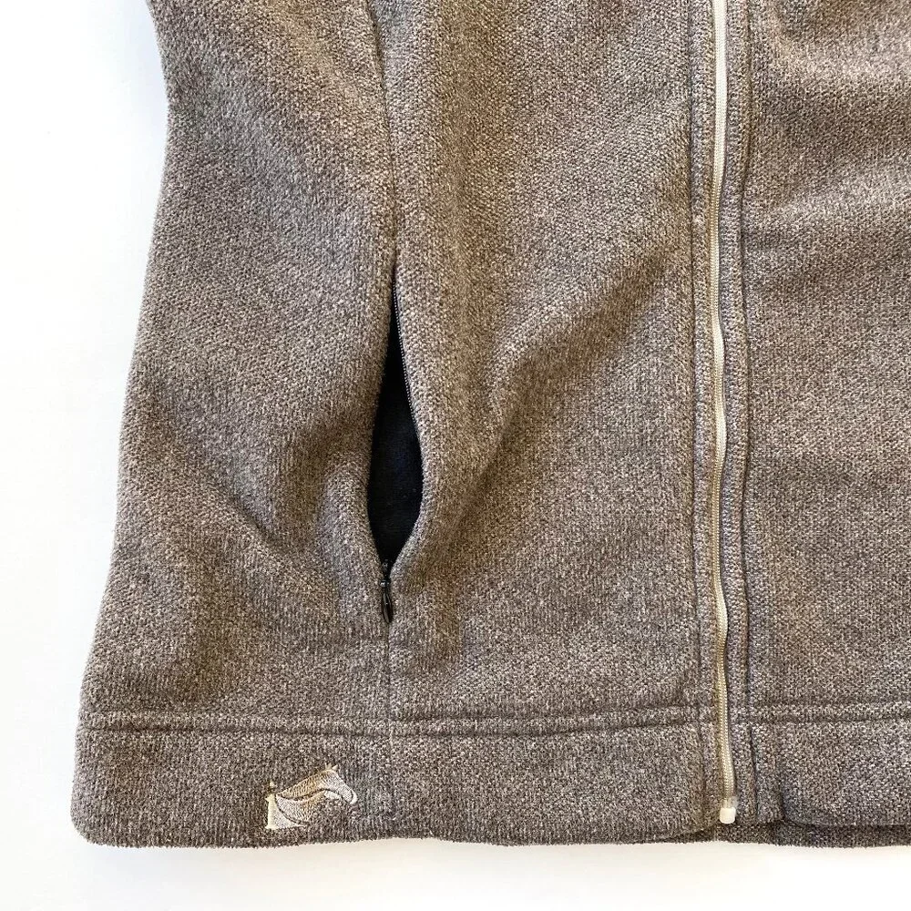 Irideon Brown Fleece Riding Vest Large USA Made